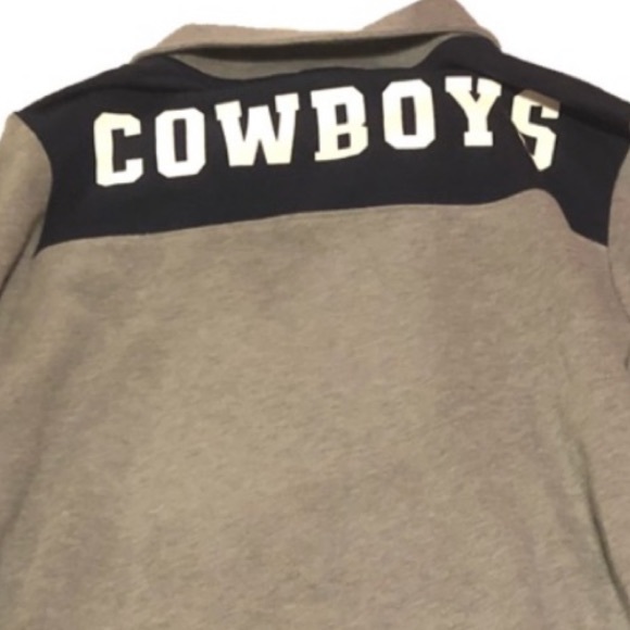Victoria’s Secret Pink Dallas Cowboys Quarter Zip Sweater - Picture 2 of 2